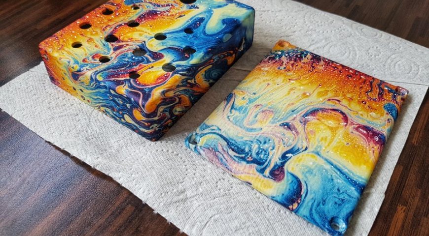 چاپ آبی یا هیدروگرافیک (Hydrographic)